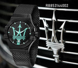 Buy Shop Maserati Potenza Aqua Edition Black Dial Black Mesh Strap Watch For Men - R8853144002 USA Online