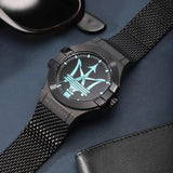 Buy Shop Maserati Potenza Aqua Edition Black Dial Black Mesh Strap Watch For Men - R8853144002 USA Online