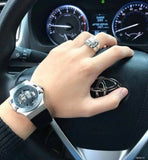 Buy Shop Maserati Potenza Automatic Black Dial Black Leather Strap Watch For Men - R8821108001 USA Online