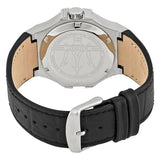 Buy Shop Maserati Potenza Automatic Black Dial Black Leather Strap Watch For Men - R8821108001 USA Online