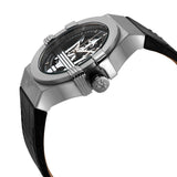 Buy Shop Maserati Potenza Automatic Black Dial Black Leather Strap Watch For Men - R8821108001 USA Online