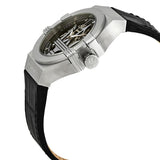 Buy Shop Maserati Potenza Automatic Black Dial Black Leather Strap Watch For Men - R8821108001 USA Online