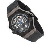 Buy Shop Maserati Potenza Automatic Black Dial Black Leather Strap Watch For Men - R8821108009 USA Online