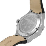 Buy Shop Maserati Potenza Automatic Black Dial Black Leather Strap Watch For Men - R8821108038 USA Online