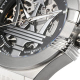 Buy Shop Maserati Potenza Automatic Black Dial Black Leather Strap Watch For Men - R8821108038 USA Online