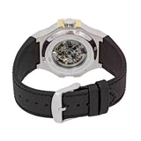 Buy Shop Maserati Potenza Automatic Skeleton Dial Black Leather Strap Watch For Men - R8821108011 USA Online