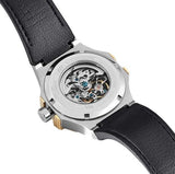 Buy Shop Maserati Potenza Automatic Skeleton Dial Black Leather Strap Watch For Men - R8821108011 USA Online