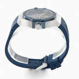 Buy Shop Maserati Potenza Automatic Skeleton Dial Blue Rubber Strap Watch For Men - R8821108035 USA Online