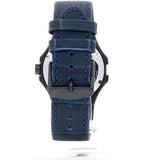 Buy Shop Maserati Potenza Black Dial 42mm Blue Leather Strap Watch For Men - R8851108007 USA Online