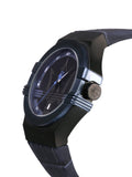 Buy Shop Maserati Potenza Black Dial 42mm Blue Leather Strap Watch For Men - R8851108007 USA Online