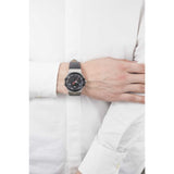 Buy Shop Maserati Potenza Black Dial Black Leather Strap Watch For Men - R8851108001 USA Online