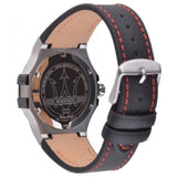 Buy Shop Maserati Potenza Black Dial Black Leather Strap Watch For Men - R8851108001 USA Online