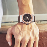 Buy Shop Maserati Potenza Black Dial Brown Leather Strap Watch For Men - R8851108014 USA Online