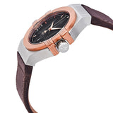 Buy Shop Maserati Potenza Black Dial Brown Leather Strap Watch For Men - R8851108014 USA Online