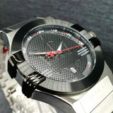 Buy Shop Maserati Potenza Black Dial Silver Steel Strap Watch For Men - R8853108001 USA Online