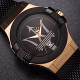 Buy Shop Maserati Potenza Black Mesh Bracelet Black Dial Watch For Men - R8853108010 USA Online