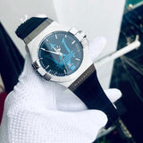Buy Shop Maserati Potenza Blue Dial Blue Leather Strap Watch For Men - R8851108015 USA Online