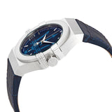 Buy Shop Maserati Potenza Blue Dial Blue Leather Strap Watch For Men - R8851108015 USA Online