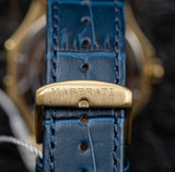 Buy Shop Maserati Potenza Blue Dial Blue Leather Strap Watch For Men - R8851108035 USA Online