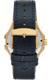 Buy Shop Maserati Potenza Blue Dial Blue Leather Strap Watch For Men - R8851108035 USA Online