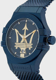 Buy Shop Maserati Potenza Blue Dial Edition 42mm Mesh Bracelet Watch For Men - R8853108008 USA Online