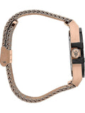 Buy Shop Maserati Potenza Classic Black Dial Rose Gold Mesh Bracelet Watch For Men - R8853108009 USA Online