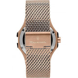Buy Shop Maserati Potenza Classic Black Dial Rose Gold Mesh Bracelet Watch For Men - R8853108009 USA Online