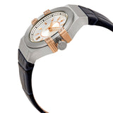 Buy Shop Maserati Potenza Diamonds Silver Dial Blue Leather Strap Watch For Women - R8851108502 USA Online