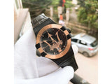 Buy Shop Maserati Potenza Quartz Black Dial Black Leather Strap Watch For Men - R8851108032 USA Online
