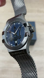 Buy Shop Maserati Potenza Quartz Blue Dial Grey Mesh Bracelet Watch For Men - R8853108005 USA Online