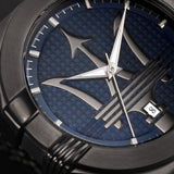 Buy Shop Maserati Potenza Quartz Blue Dial Grey Mesh Bracelet Watch For Men - R8853108005 USA Online