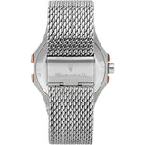 Buy Shop Maserati Potenza Quartz Grey Dial Silver Mesh Bracelet Watch For Men - R8853108007 USA Online
