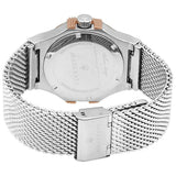 Buy Shop Maserati Potenza Quartz Grey Dial Silver Mesh Bracelet Watch For Men - R8853108007 USA Online