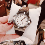 Buy Shop Maserati Potenza Silver Dial Brown Leather Strap Watch For Women - R8851108506 USA Online