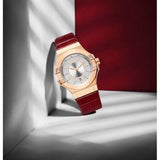 Buy Shop Maserati Potenza Silver Dial Red Leather Strap Watch For Women - R8851108501 USA Online