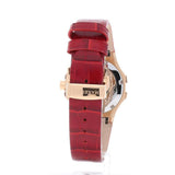 Buy Shop Maserati Potenza Silver Dial Red Leather Strap Watch For Women - R8851108501 USA Online