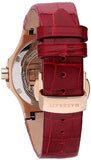 Buy Shop Maserati Potenza Silver Dial Red Leather Strap Watch For Women - R8851108501 USA Online