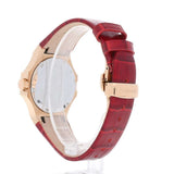 Buy Shop Maserati Potenza Silver Dial Red Leather Strap Watch For Women - R8851108501 USA Online