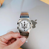 Buy Shop Maserati Potenza Silver Dial Silver Steel Strap Watch For Men - R8853108002 USA Online