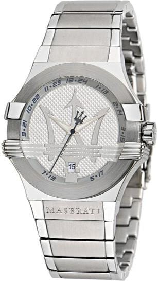 Buy Shop Maserati Potenza Silver Dial Silver Steel Strap Watch For Men - R8853108002 USA Online