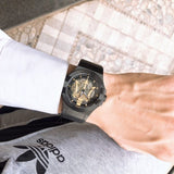 Buy Shop Maserati Potenza Skeleton Limited Edition Black Dial Black Leather Strap Watch For Men - R8821108027 USA Online