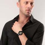 Buy Shop Maserati Potenza Skeleton Limited Edition Black Dial Black Leather Strap Watch For Men - R8821108027 USA Online