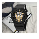 Buy Shop Maserati Potenza Skeleton Limited Edition Black Dial Black Leather Strap Watch For Men - R8821108027 USA Online
