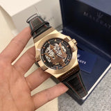 Buy Shop Maserati Potenza Skeleton Limited Edition Dial Black Strap Watch For Men - R8821108026 USA Online