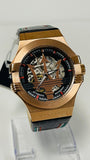 Buy Shop Maserati Potenza Skeleton Limited Edition Dial Black Strap Watch For Men - R8821108026 USA Online