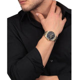 Buy Shop Maserati Competizione Chronograph Blue Dial Gold Steel Strap Watch For Men - R8853100026 USA Online