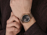 Buy Shop Maserati Epoca Anthracite Dial Rose Gold Mesh Bracelet Watch For Men - R8853118004 USA Online