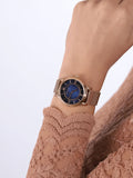 Maserati Epoca Blue Dial Rose Gold Mesh Strap Watch For Women - R8853118503