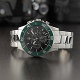 Buy Shop Maserati Competizione Chronograph Black Dial Silver Steel Strap Watch For Men - R8873600008 USA Online