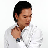 Buy Shop Maserati Competizione Chronograph Blue Dial Silver Steel Strap Watch For Men - R8873600009 USA Online